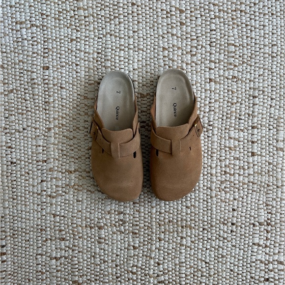 Suede Clog Mule - Pecan - Women’s Size 7 - Picture 4 of 6